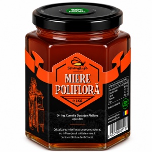 Miere poliflora 100% naturala - 1kg by Dr. Ing. Cornelia Dostetan Abalaru apicultor