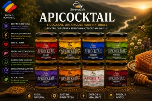 Pachet ApiCocktail® - 8 x 225g cocktail-uri apicole pentru cresterea imunitatii by Dr. Ing. Cornelia Dostetan Abalaru apicultor - Img 2