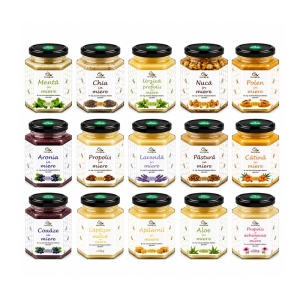 Pachet specialități cu miere – 15 sortimente naturale StrongLife, 15 × 225 g - Img 3