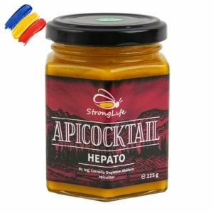ApiCocktail® Hepato - 225g cocktail apicol pentru protectia si regenerarea celulelor hepatice by Dr. Ing. Cornelia Dostetan Abalaru apicultor - Img 1