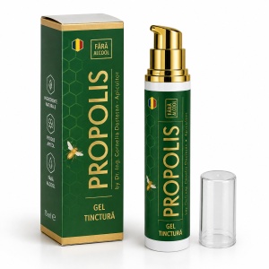Gel Tinctura Propolis 30% StrongLife- 15ml by Dr. Ing. Cornelia Dostetan Abalaru apicultor