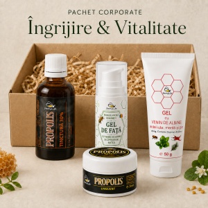 Îngrijire & vitalitate – pachet cadou cu produse apicole naturale - Img 3