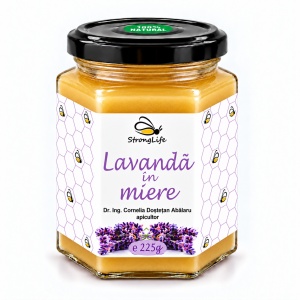 Lavender in Honey – 225g by Dr. Ing. Cornelia Dostetan Abalaru, Beekeeper - Img 4