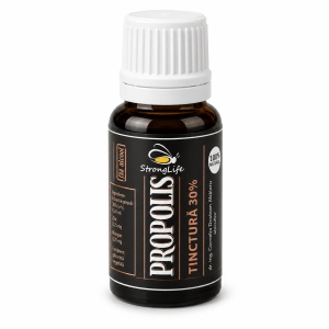 Tinctura de propolis 30% - 20ml by Dr. Ing. Cornelia Dostetan Abalaru apicultor