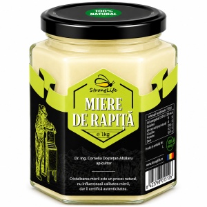 100% Natural Rapeseed Honey - 1kg by Dr. Ing. Cornelia Dostetan Abalaru, Beekeeper