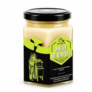 100% Natural Rapeseed Honey - 350g by Dr. Ing. Cornelia Dostetan Abalaru, Beekeeper - Img 4