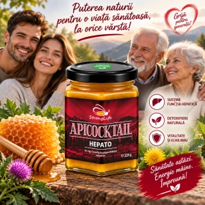 ApiCocktail® Hepato - 225g Beekeeping Mix for Liver Cell Protection and Regeneration by Dr. Cornelia Dostetan Abalaru, Beekeeper - Img 3