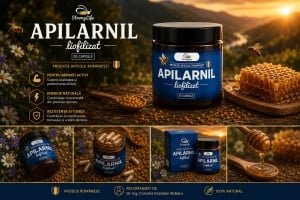 Apilarnil Liofilizat StrongLife - 30 capsule by Dr. Ing. Cornelia Dostetan Abalaru apicultor - Img 3