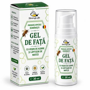 Gel de fata cu venin de albine si laptisor de matca - 30ml by Dr. Ing. Cornelia Dostetan Abalaru apicultor