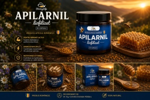 Lyophilized Apilarnil StrongLife – 30 capsules by Dr. Ing. Cornelia Dostetan Abalaru, beekeeper - Img 3