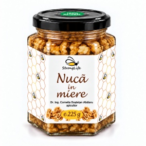 Nuca in miere - 225g by Dr. Ing. Cornelia Dostetan Abalaru apicultor - Img 4