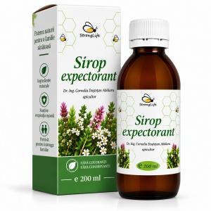 Sirop expectorant cu miere de albine - 200ml by Dr. Ing. Cornelia Dostetan Abalaru apicultor