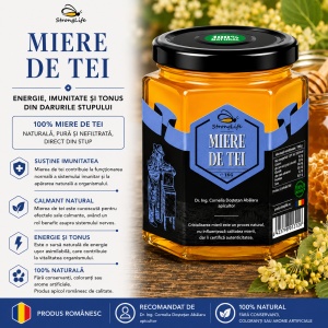 100% Natural Linden Honey - 1kg by Dr. Ing. Cornelia Dostetan Abalaru, Beekeeper - Img 2