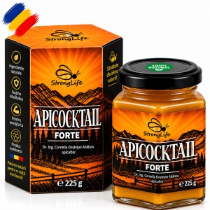 ApiCocktail® Forte - 225g cocktail apicol pentru intarirea sistemului imunitar, revitalizarea si energizarea organismului by Dr. Ing. Cornelia Dostetan Abalaru apicultor