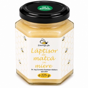 Laptisor de matca in miere - 225g by Dr. Ing. Cornelia Dostetan Abalaru apicultor
