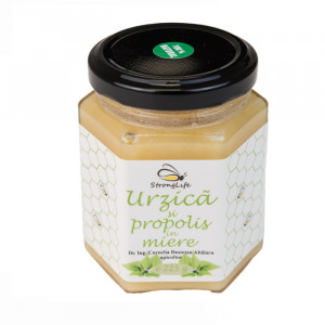 Nettle and Propolis in Honey – 225g by Dr. Ing. Cornelia Dostetan Abalaru, Beekeeper - Img 1