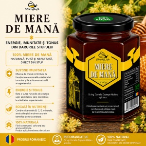 100% Natural Honeydew Honey - 350g by Dr. Ing. Cornelia Dostetan Abalaru, Beekeeper - Img 2