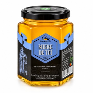 100% Natural Linden Honey - 1kg by Dr. Ing. Cornelia Dostetan Abalaru, Beekeeper - Img 3