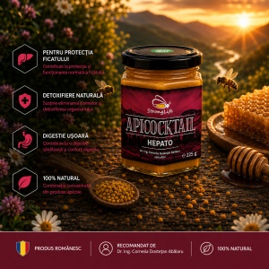 ApiCocktail® Hepato - 225g Beekeeping Mix for Liver Cell Protection and Regeneration by Dr. Cornelia Dostetan Abalaru, Beekeeper - Img 2