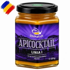 ApiCocktail® Linia 1 - 225g cocktail apicol by Dr. Ing. Cornelia Dostetan Abalaru apicultor