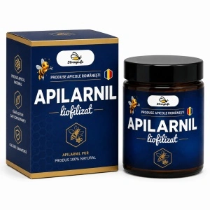 Apilarnil Liofilizat StrongLife - 30 capsule by Dr. Ing. Cornelia Dostetan Abalaru apicultor