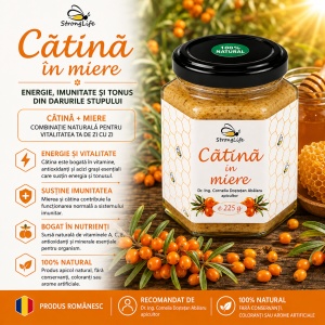 Catina in miere - 225g by Dr. Ing. Cornelia Dostetan Abalaru apicultor - Img 2