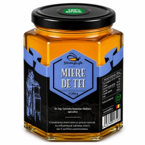 Miere de tei 100% naturala - 350g by Dr. Ing. Cornelia Dostetan Abalaru apicultor