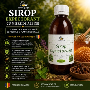 Sirop expectorant cu miere de albine - 200ml by Dr. Ing. Cornelia Dostetan Abalaru apicultor - Img 2