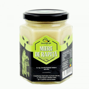 100% Natural Rapeseed Honey - 1kg by Dr. Ing. Cornelia Dostetan Abalaru, Beekeeper