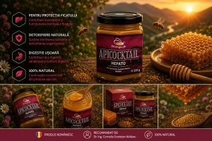 ApiCocktail® Hepato - 225g Beekeeping Mix for Liver Cell Protection and Regeneration by Dr. Cornelia Dostetan Abalaru, Beekeeper - Img 3