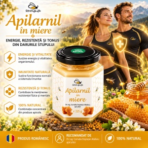 Apilarnil in miere - 225g by Dr. Ing. Cornelia Dostetan Abalaru apicultor - Img 2