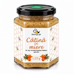 Catina in miere - 225g by Dr. Ing. Cornelia Dostetan Abalaru apicultor - Img 4