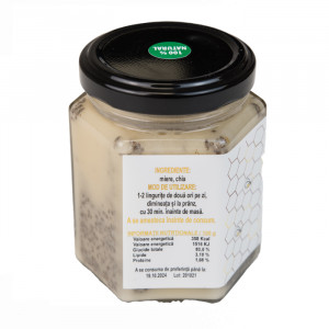 Chia in Honey – 225g by Dr. Ing. Cornelia Dostetan Abalaru, Beekeeper - Img 2