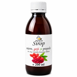 Goji Syrup with Honey and Propolis - 200ml by Dr. Ing. Cornelia Dostetan Abalaru, Beekeeper - Img 3