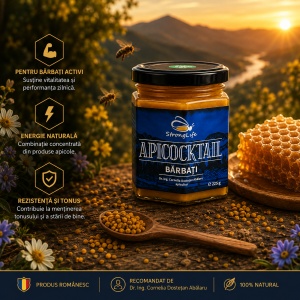 ApiCocktail® Barbati - 225g cocktail apicol pentru imunitate cu miere, polen, propolis, apilarnil by Dr. Ing. Cornelia Dostetan Abalaru apicultor - Img 2