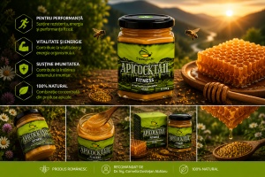 ApiCocktail® Fitness - 225g cocktail apicol pentru îmbunatatirea performantelor fizice si mentale by Dr. Ing. Cornelia Dostetan Abalaru apicultor - Img 3