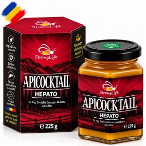 ApiCocktail® Hepato - 225g cocktail apicol pentru protectia si regenerarea celulelor hepatice by Dr. Ing. Cornelia Dostetan Abalaru apicultor