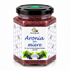 Aronia in miere - 225g by Dr. Ing. Cornelia Dostetan Abalaru apicultor - Img 4