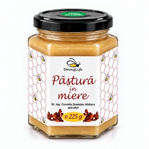 Pollen in Honey – 225g by Dr. Ing. Cornelia Dostetan Abalaru, Beekeeper - Img 4