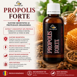 Propolis Forte cu extract moale - 50ml by Dr. Ing. Cornelia Dostetan Abalaru apicultor - Img 2