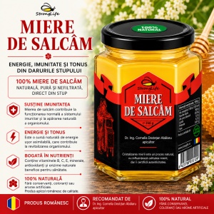 100% Natural Acacia Honey - 350g by Dr. Ing. Cornelia Dostetan Abalaru, Beekeeper - Img 2
