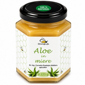 Aloe in miere - 225g by Dr. Ing. Cornelia Dostetan Abalaru apicultor