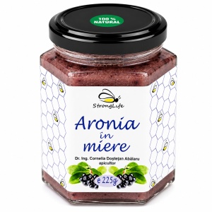 Aronia in Honey – 225g by Dr. Ing. Cornelia Dostetan Abalaru, Beekeeper