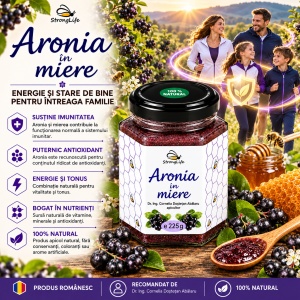 Aronia in miere - 225g by Dr. Ing. Cornelia Dostetan Abalaru apicultor - Img 2