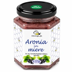 Aronia in miere - 225g by Dr. Ing. Cornelia Dostetan Abalaru apicultor
