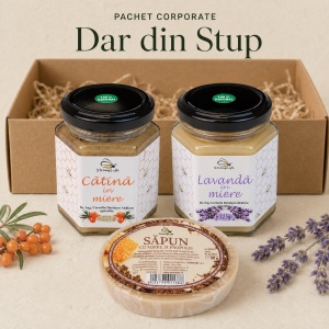 Dar din Stup – pachet cadou cu miere și săpun natural - Img 3