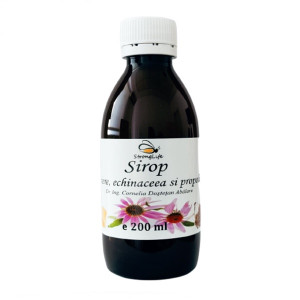 Echinacea Syrup with Honey and Propolis - 200ml by Dr. Ing. Cornelia Dostetan Abalaru, Beekeeper