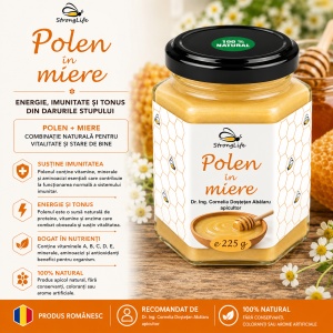Polen in miere - 225g by Dr. Ing. Cornelia Dostetan Abalaru apicultor - Img 3