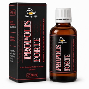 Propolis Forte with Soft Extract – 50ml by Dr. Ing. Cornelia Dostetan Abalaru, Beekeeper