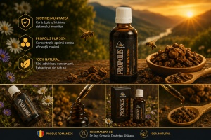 Tinctura de propolis 30% - 100ml by Dr. Ing. Cornelia Dostetan Abalaru apicultor - Img 5